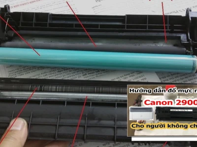 Hướng Dẫn Chi Tiết Cách Bơm Mực Máy In Canon 2900 Tại Nhà Đơn Giản