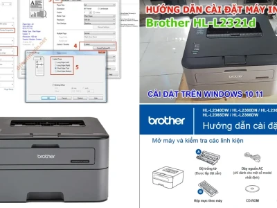 Hướng Dẫn Chi Tiết Cách Cài Máy In Brother HL L2321D Đầy Đủ
