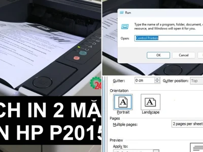 Hướng Dẫn Chi Tiết Cách In 2 Mặt Máy In HP LaserJet P2015D