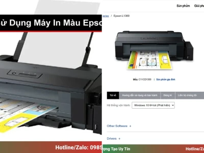 Hướng Dẫn Sử Dụng Máy In Epson L1300 Chuẩn Mực In A3+ 2026