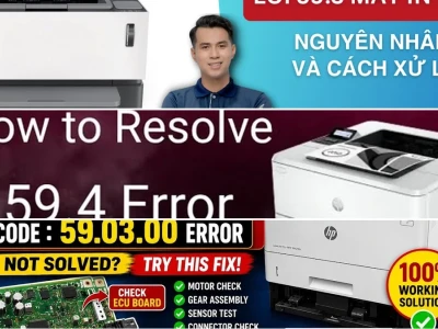 Khắc phục Lỗi 59.3 Máy in HP LaserJet Pro M402dw Chuyên sâu