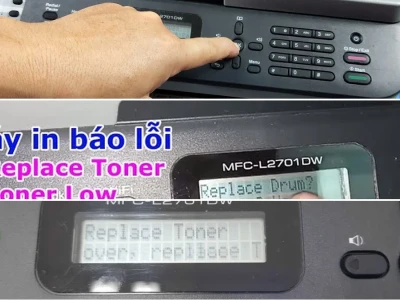 Khắc phục Lỗi Máy in Brother MFC L2701DW Báo Replace Drum