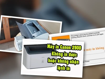 Khắc Phục Lỗi Máy In Canon 2900 Không Nhận Lệnh In Hiệu Quả