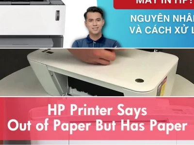 Khắc Phục Lỗi Máy In HP Báo "Out of Paper" Hiệu Quả Tức Thì