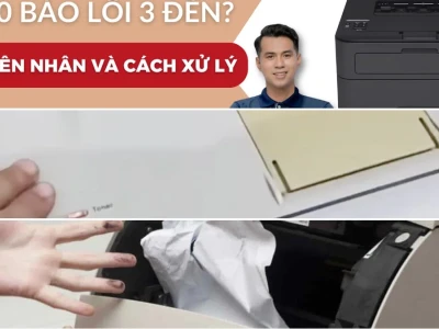 Khắc Phục Máy In Brother HL 2140 Báo Lỗi Ba Đèn Hiệu Quả