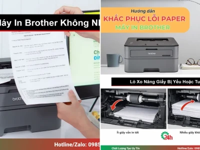 Khắc phục Máy In Brother Không Nhận Giấy Hiệu Quả