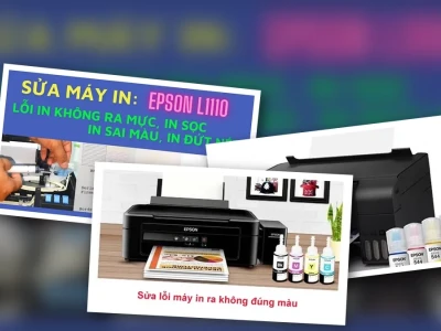 Máy In Epson L110 In Không Ra Mực Khắc Phục Sao Cho Đúng?