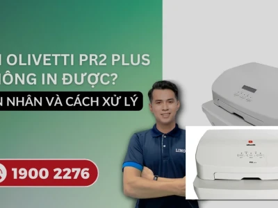 Máy in Olivetti PR2 Plus Không Nhận Giấy Khắc Phục Ra Sao